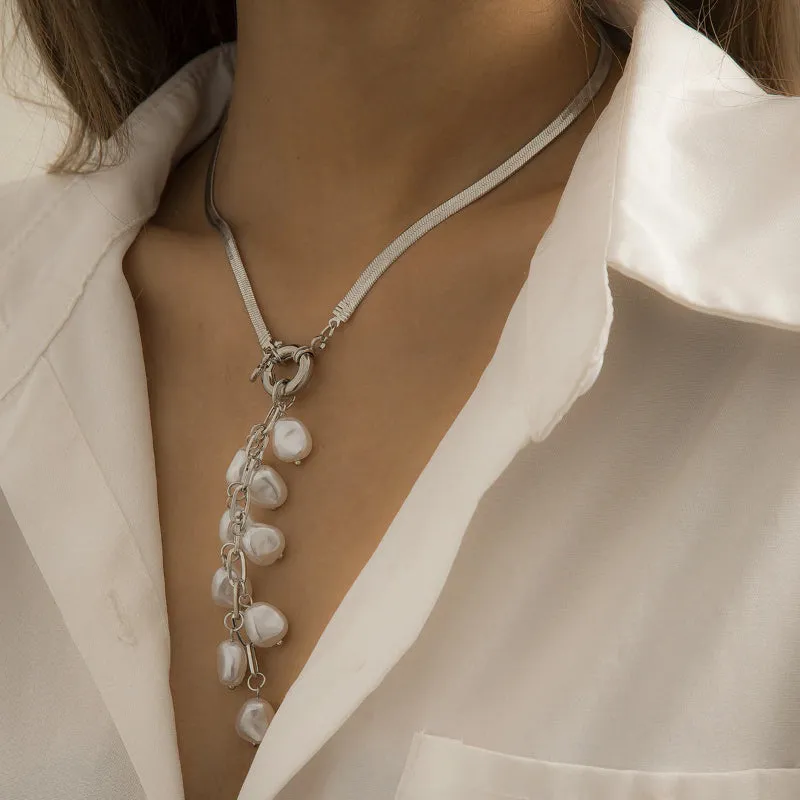 Luxurious Freshwater Multi-layer Modern Pearl Trend Necklaces