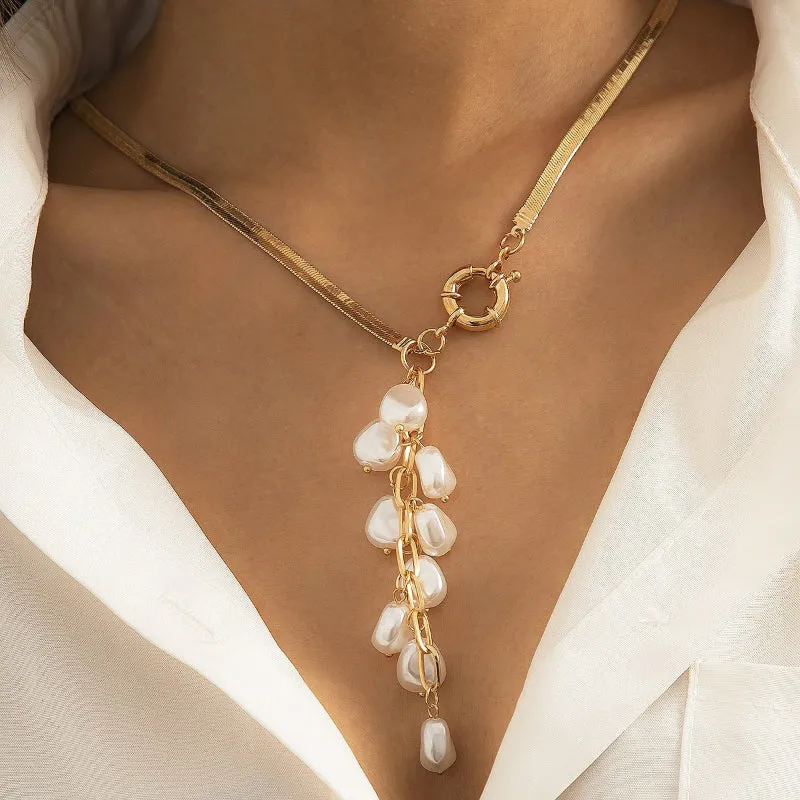 Luxurious Freshwater Multi-layer Modern Pearl Trend Necklaces