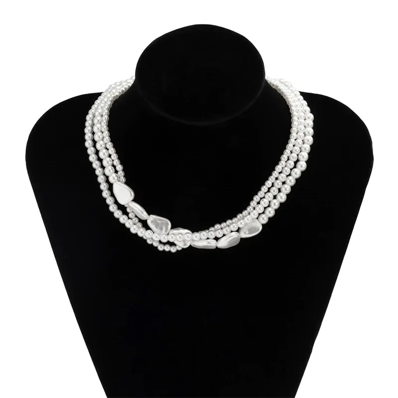 Luxurious Freshwater Multi-layer Modern Pearl Trend Necklaces