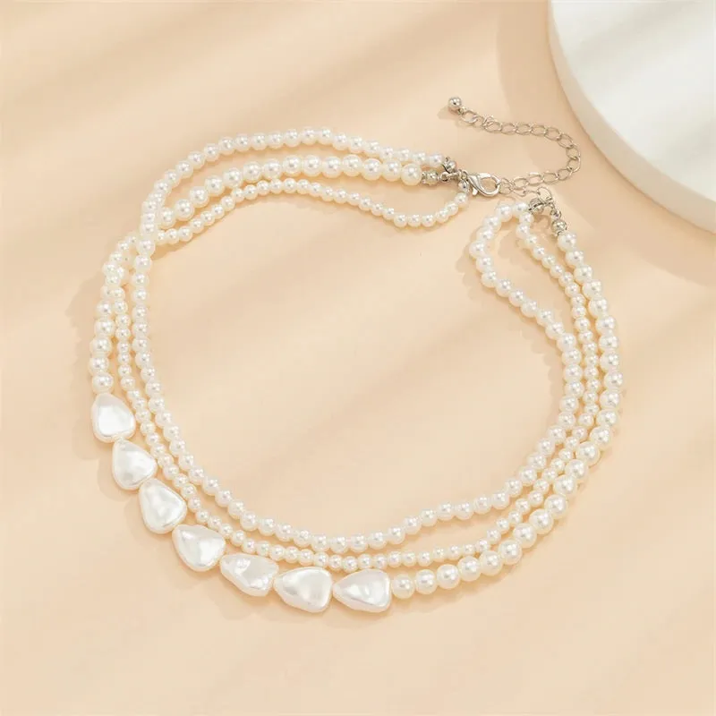 Luxurious Freshwater Multi-layer Modern Pearl Trend Necklaces