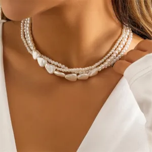 Luxurious Freshwater Multi-layer Modern Pearl Trend Necklaces