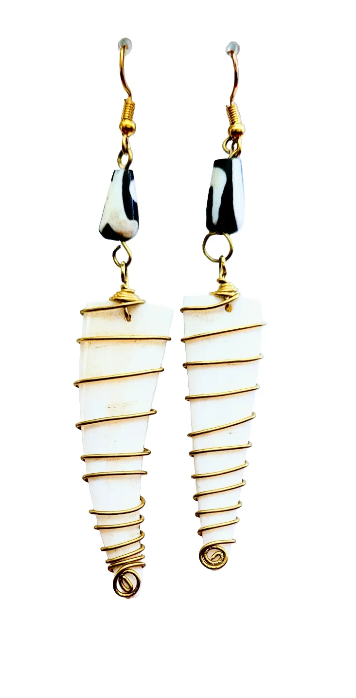 Mali handmade dangle earrings