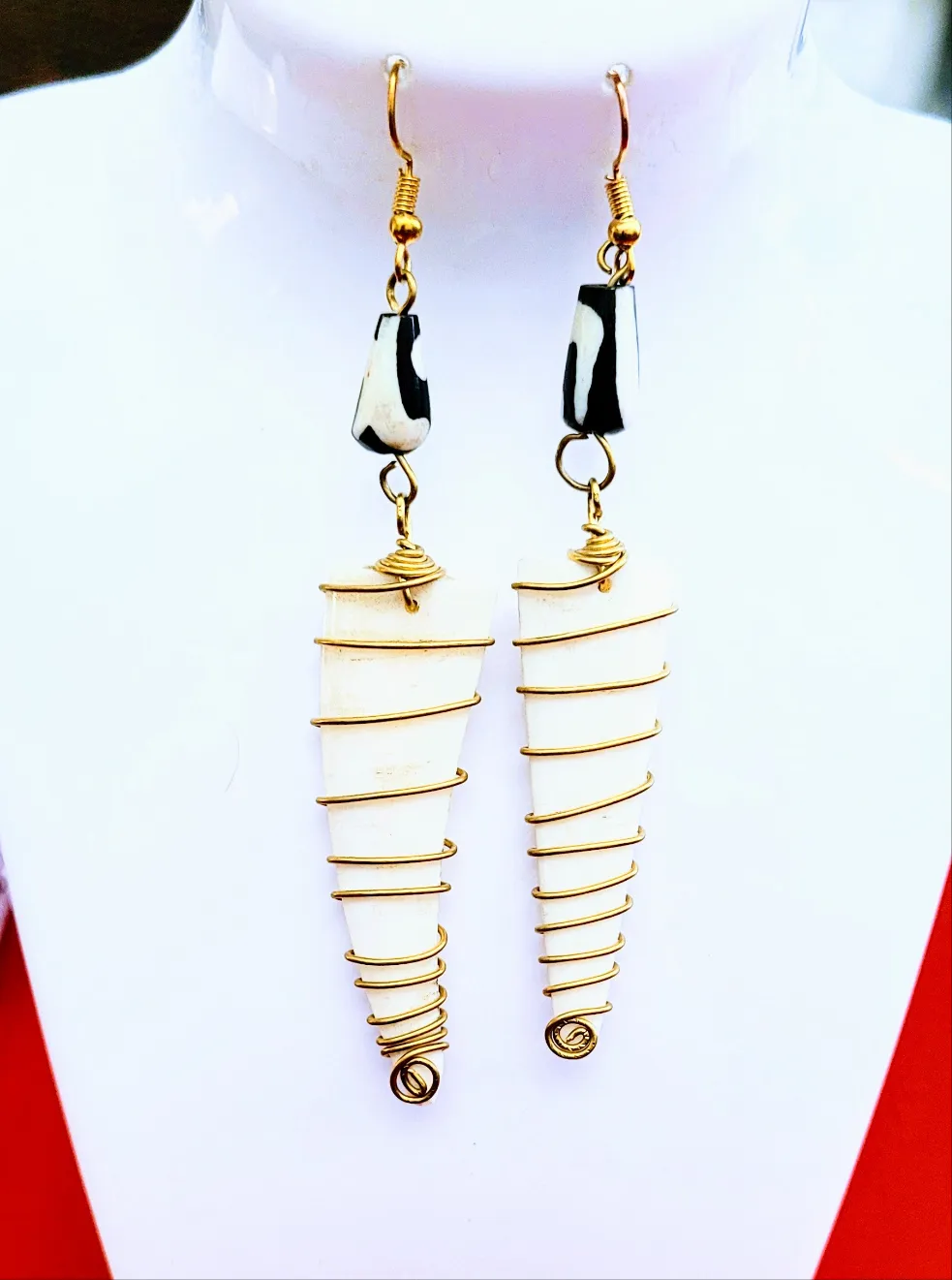 Mali handmade dangle earrings
