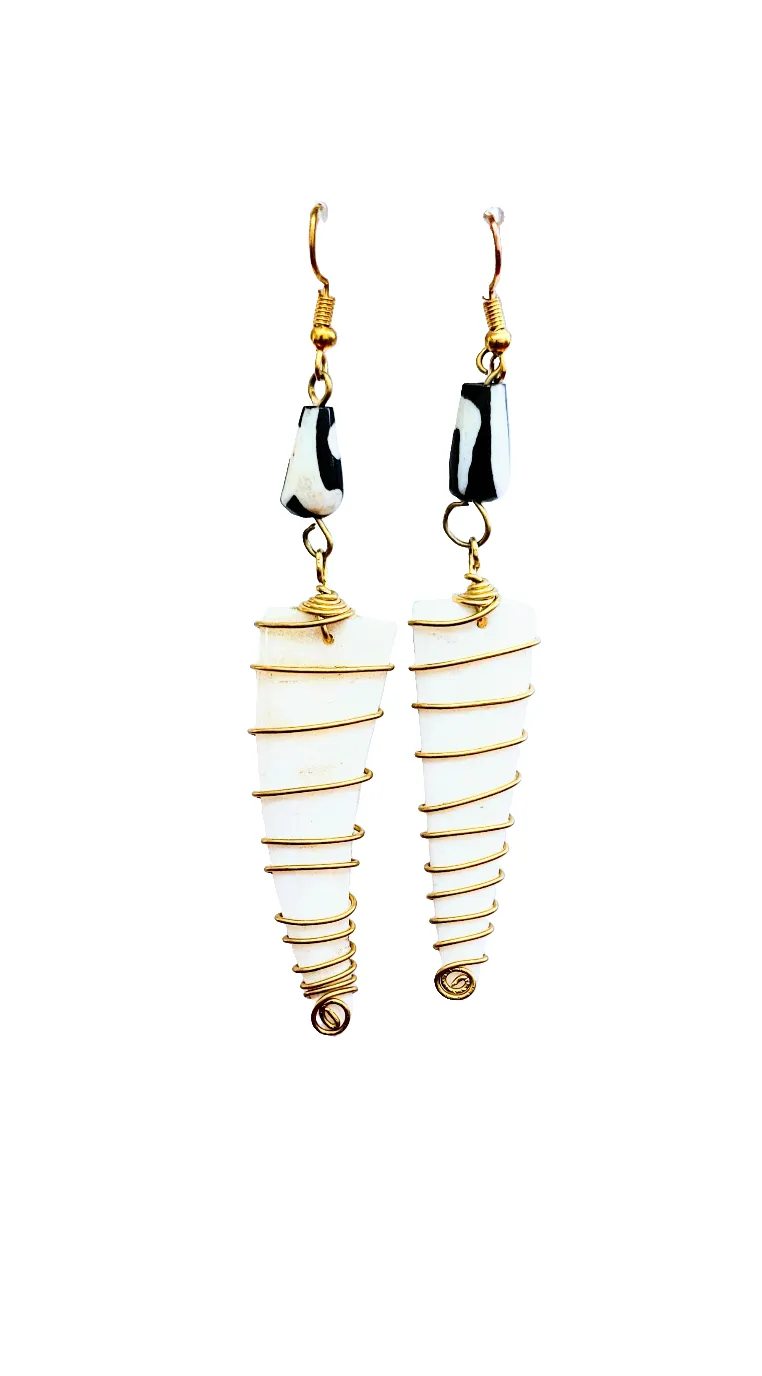 Mali handmade dangle earrings