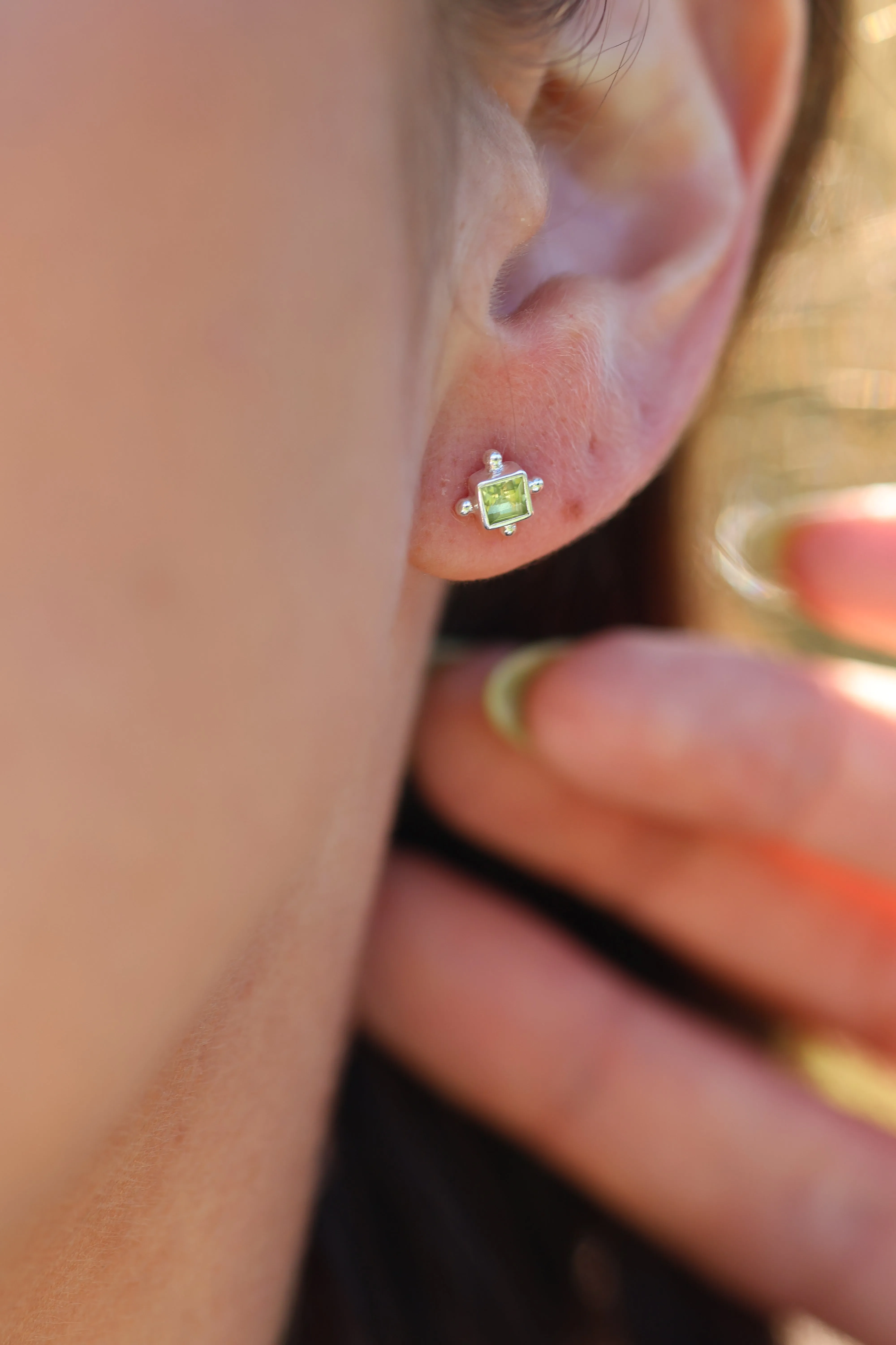 Mini Gias Perdiot Silver Studs