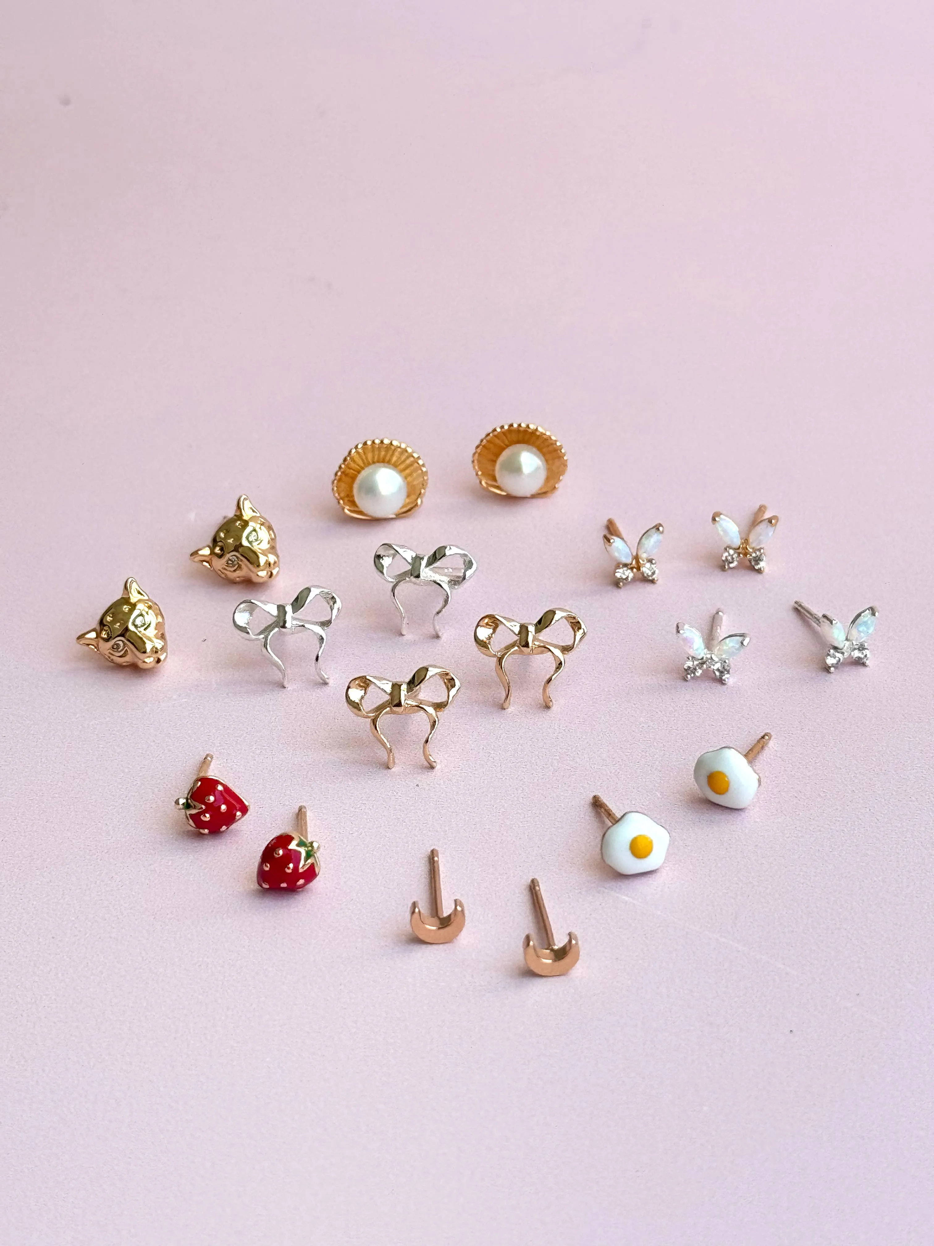 Mini Moon Studs