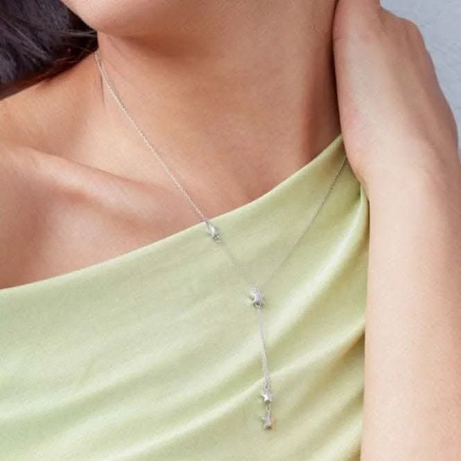 Miniatures Starlight Pave Lariat Necklace 90028CZ