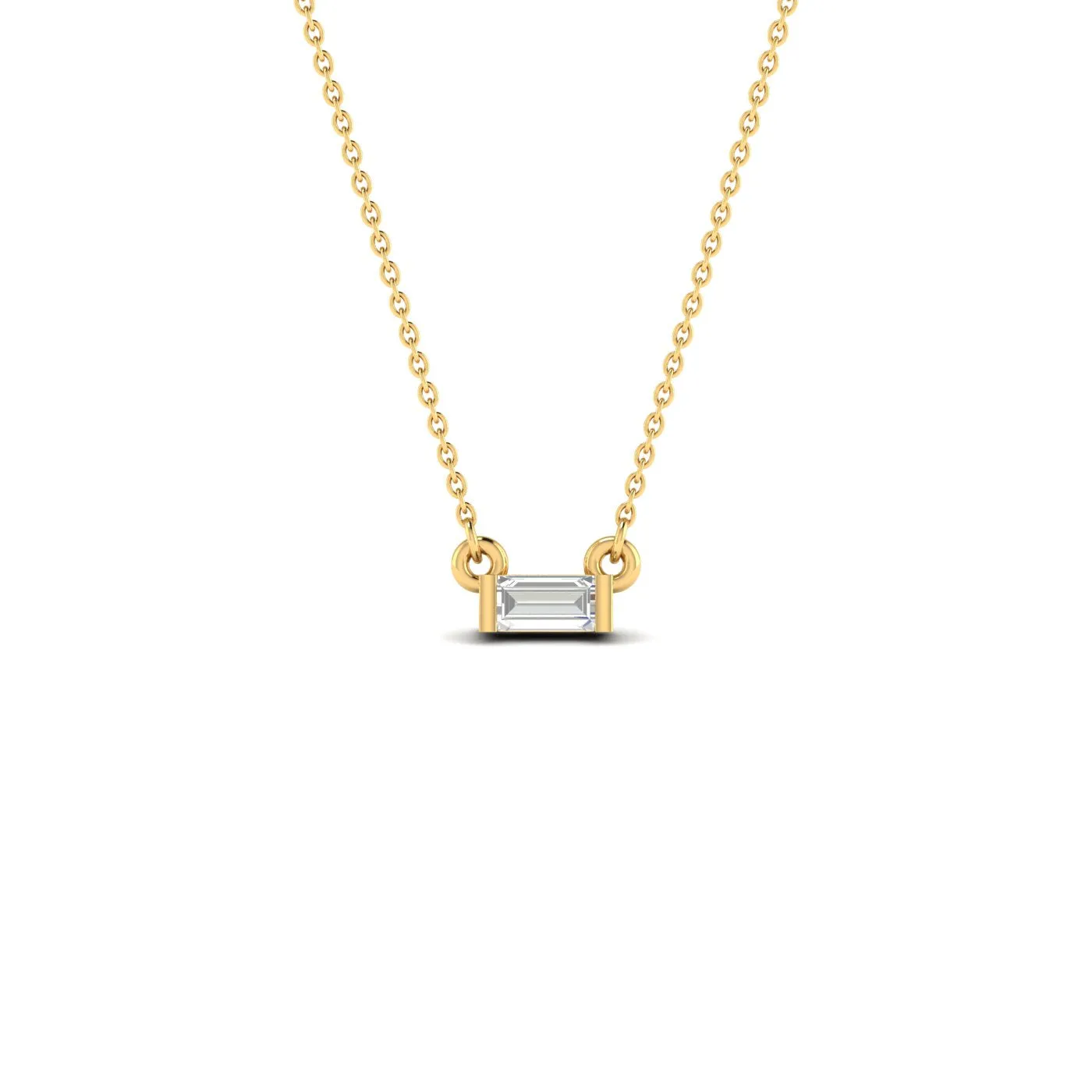 Modern Diamond Necklace