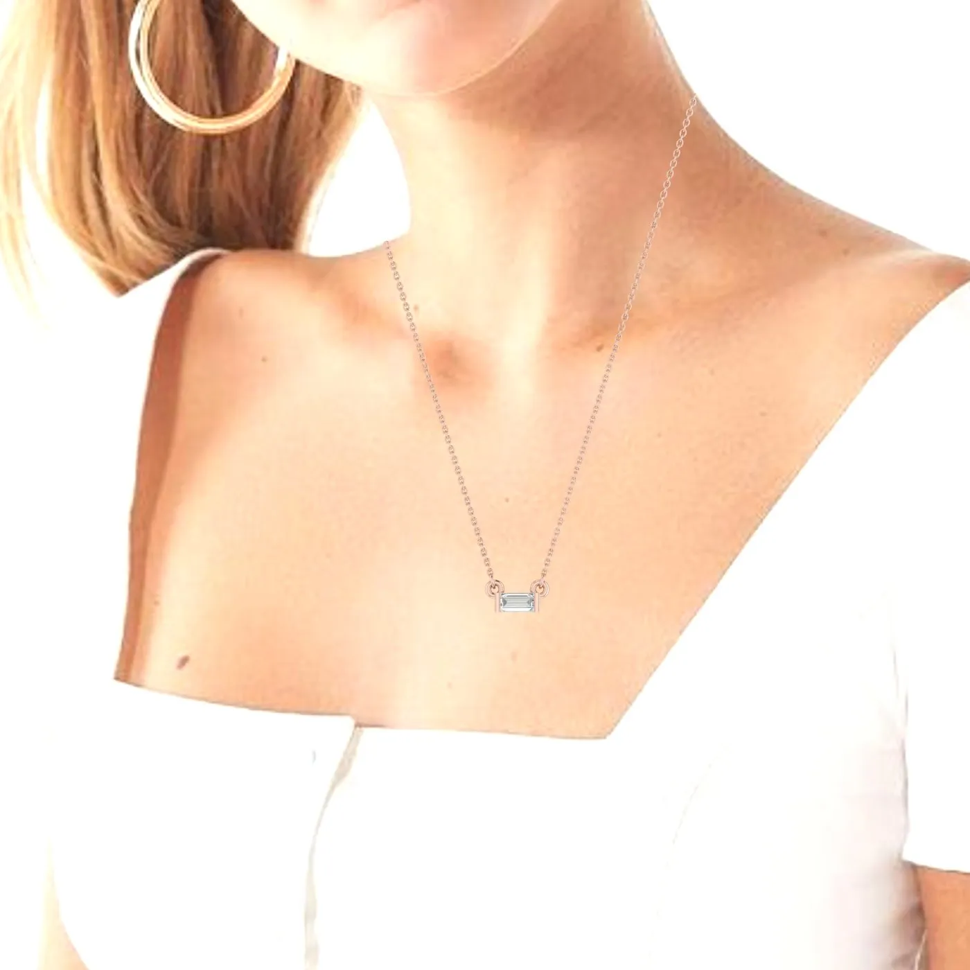 Modern Diamond Necklace