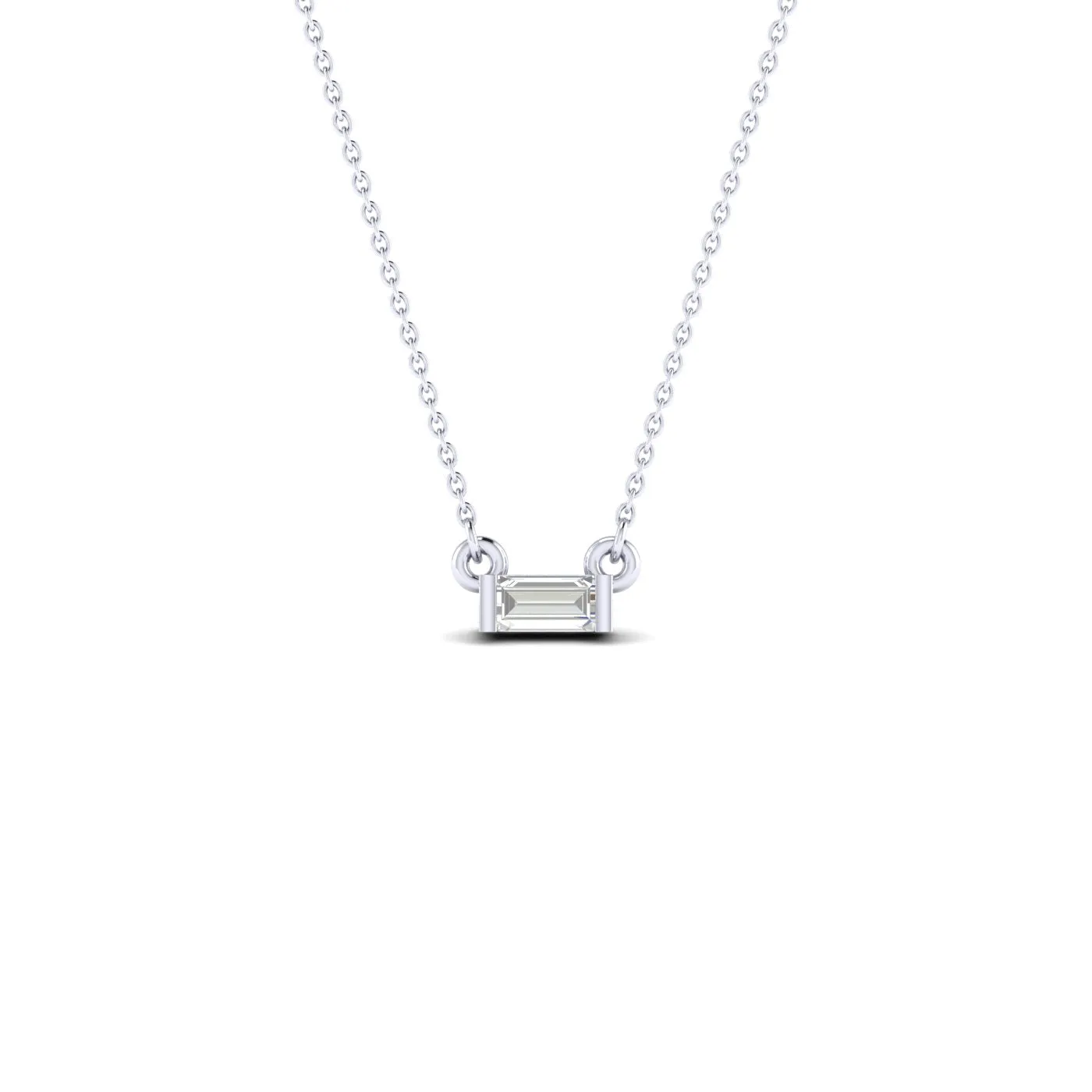Modern Diamond Necklace