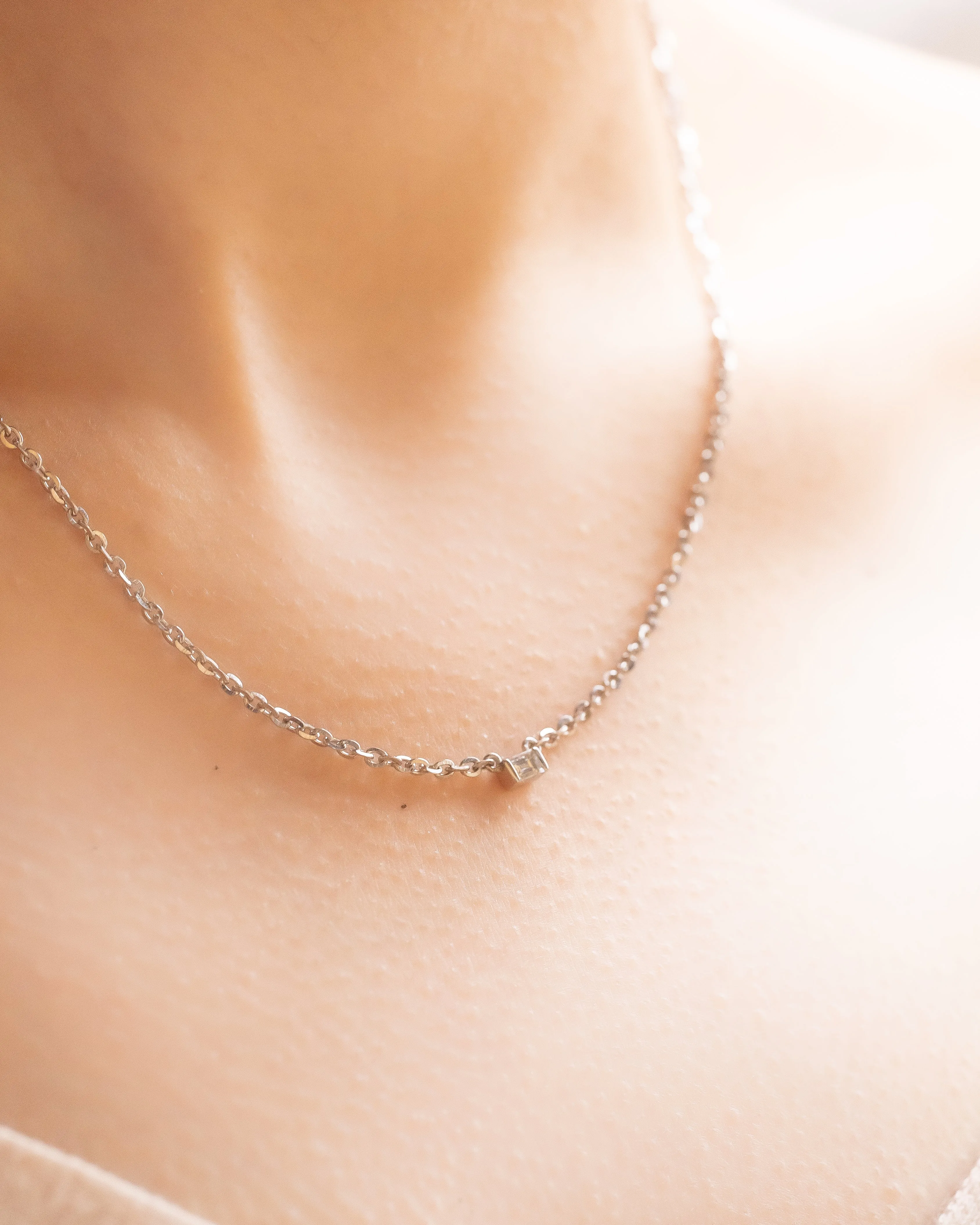 Modern Diamond Necklace