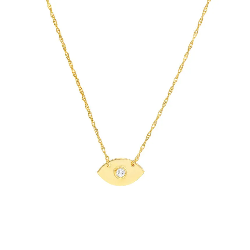 Modern Evil Eye Necklace