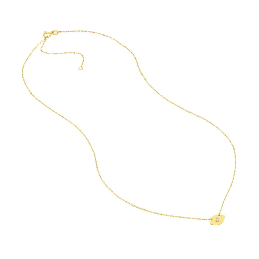 Modern Evil Eye Necklace