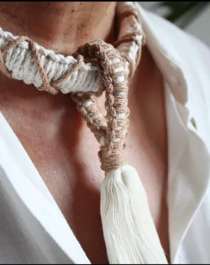 Modern Macrame Necklace
