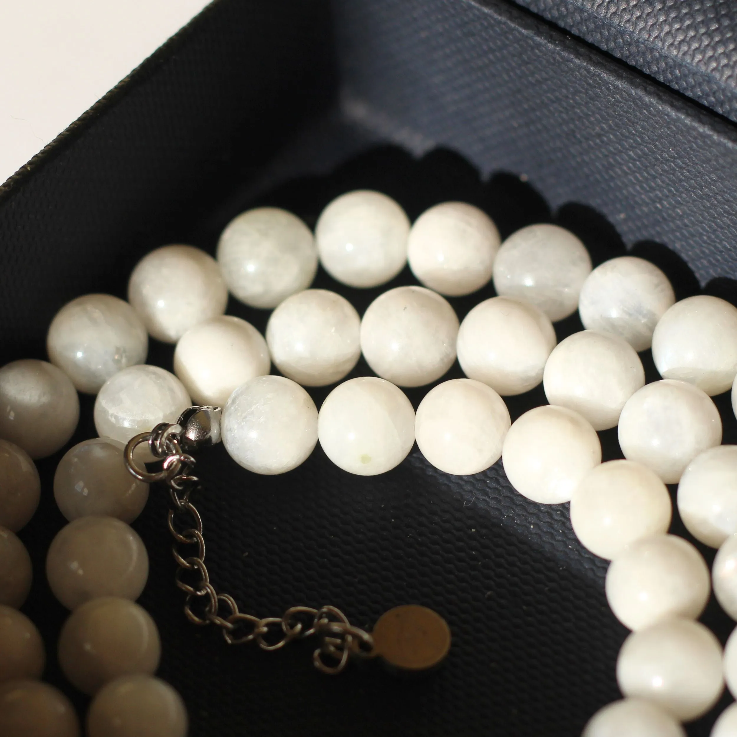 Moonstone Beaded Necklace