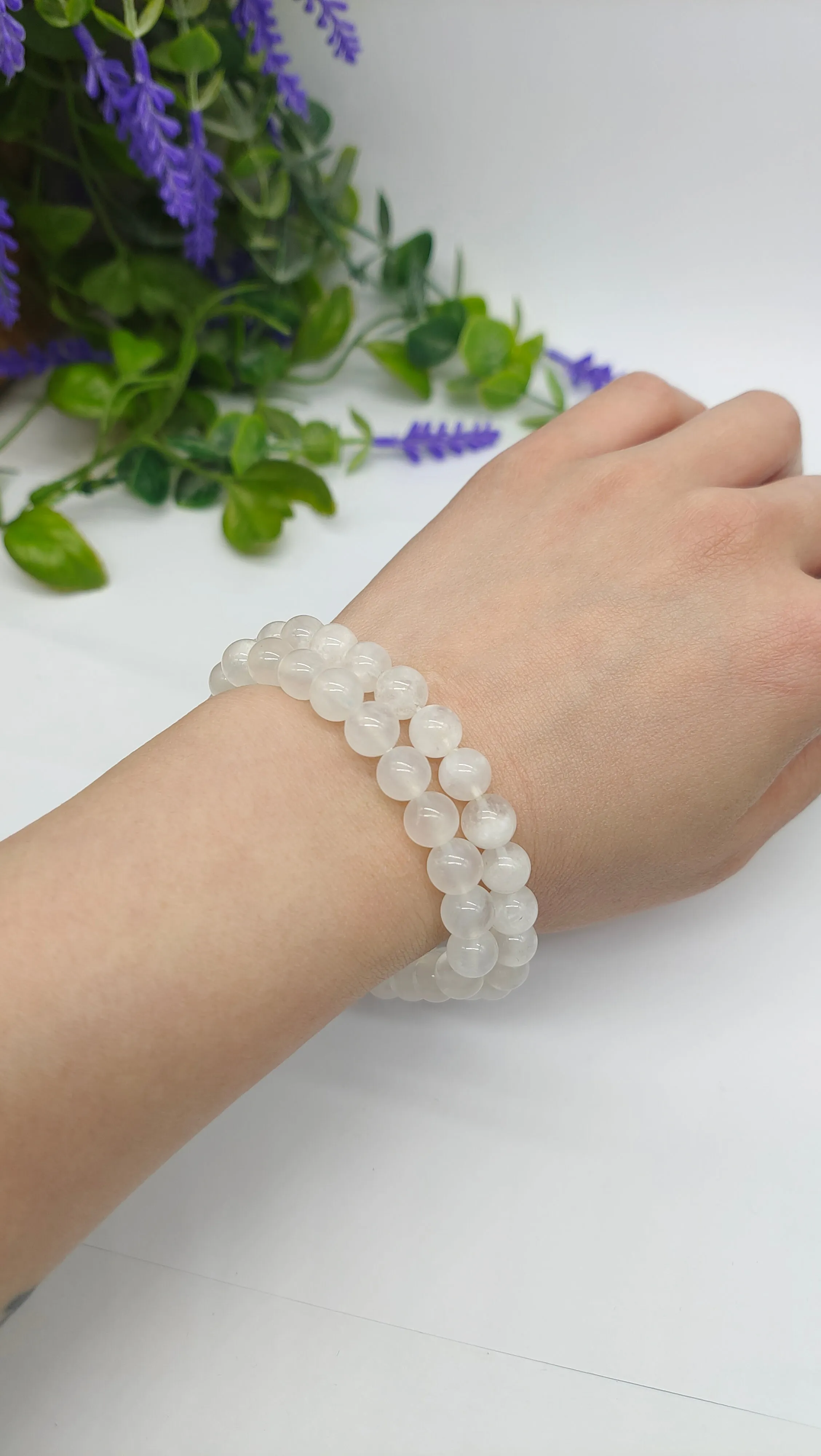 Moonstone Beads Bracelet
