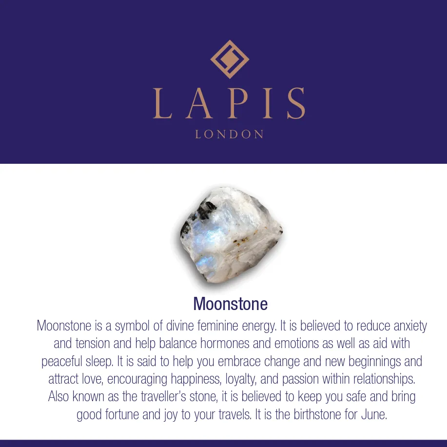 Moonstone Gemstone Bracelet - 4mm Faceted