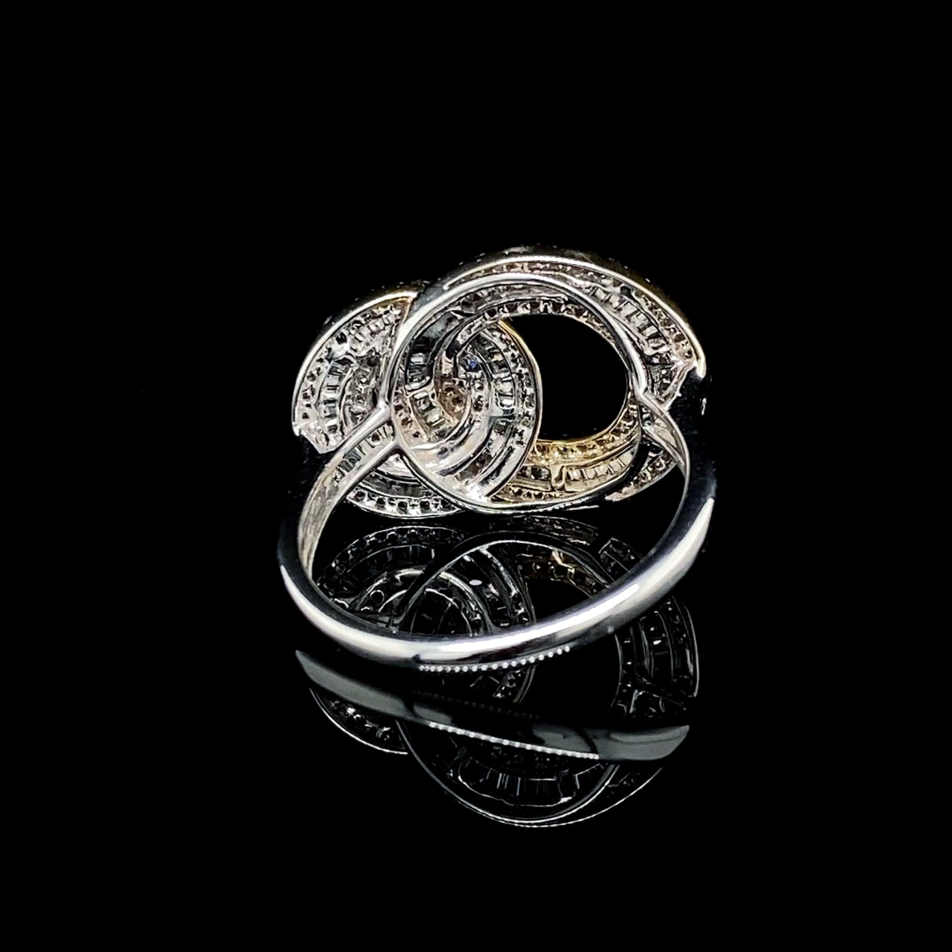 Multi-Tone Infinity Diamond Jewelry Set 14kt