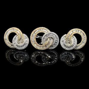 Multi-Tone Infinity Diamond Jewelry Set 14kt