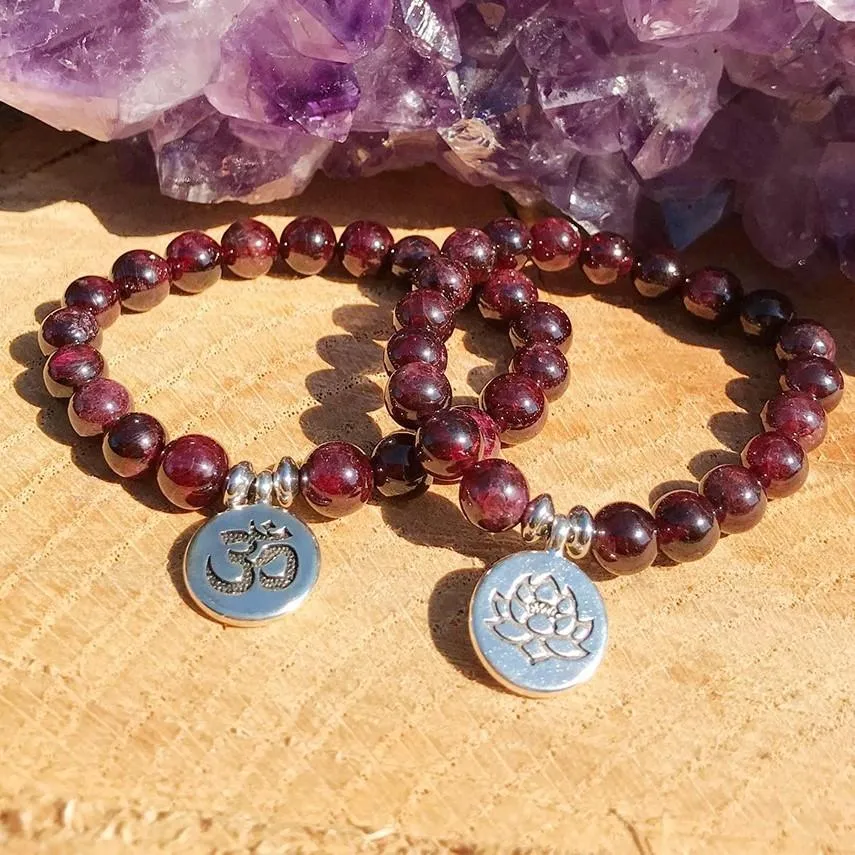 Natural Garnet Bracelets