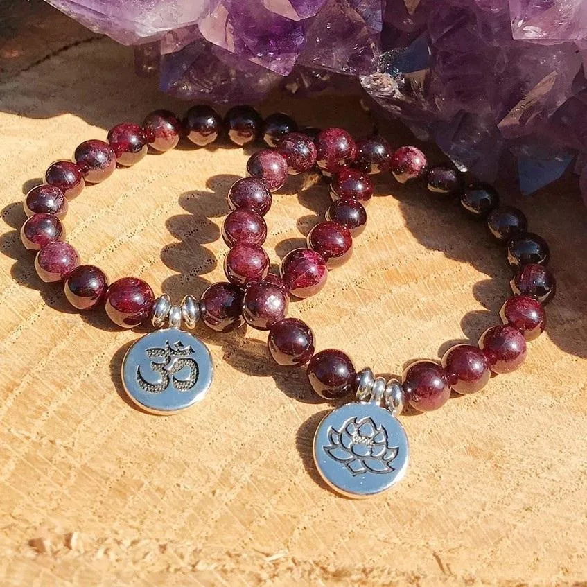Natural Garnet Bracelets