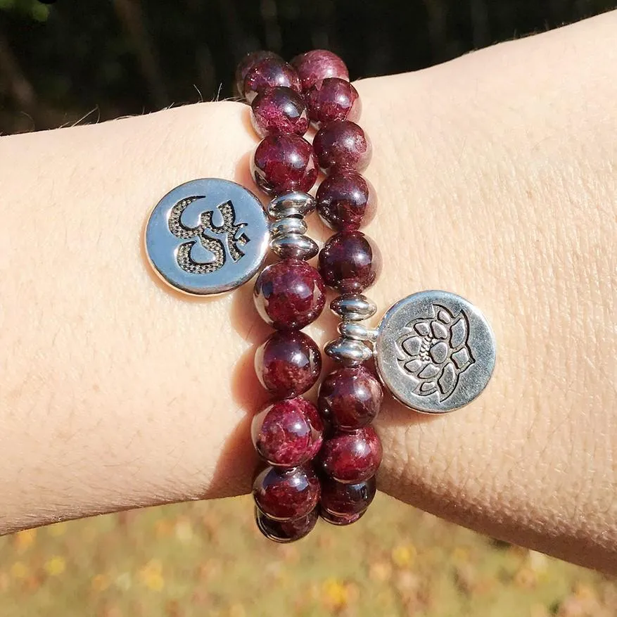 Natural Garnet Bracelets