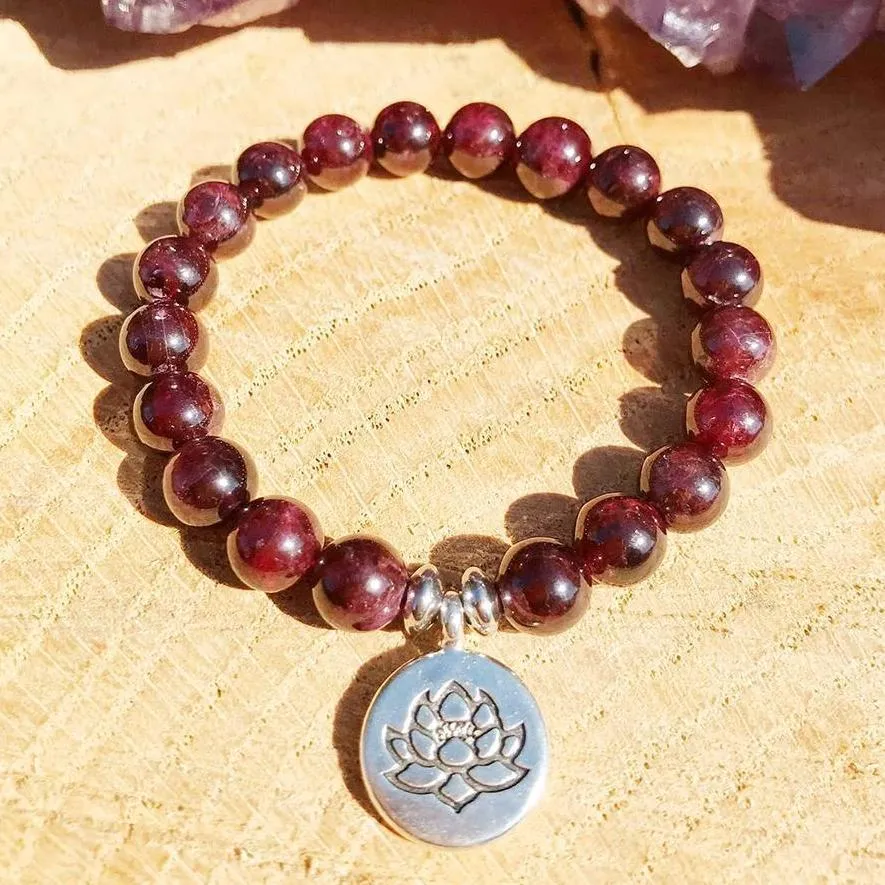 Natural Garnet Bracelets