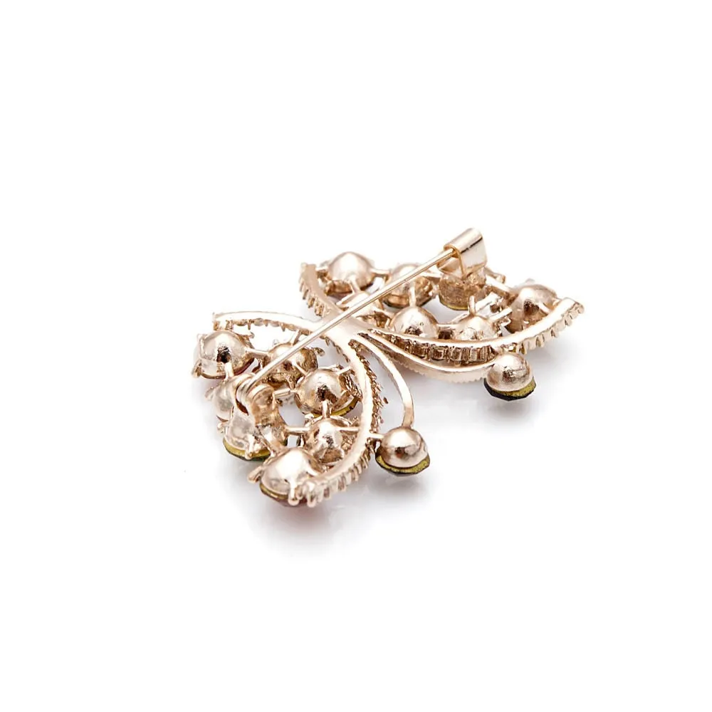 New Arrival Rhinestone Butterfly Brooches For Women