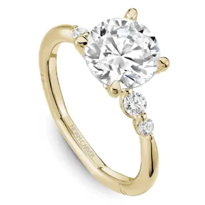 Noam Carver Atelier 14K Yellow Gold Round 2.00ct Halo Engagement Ring