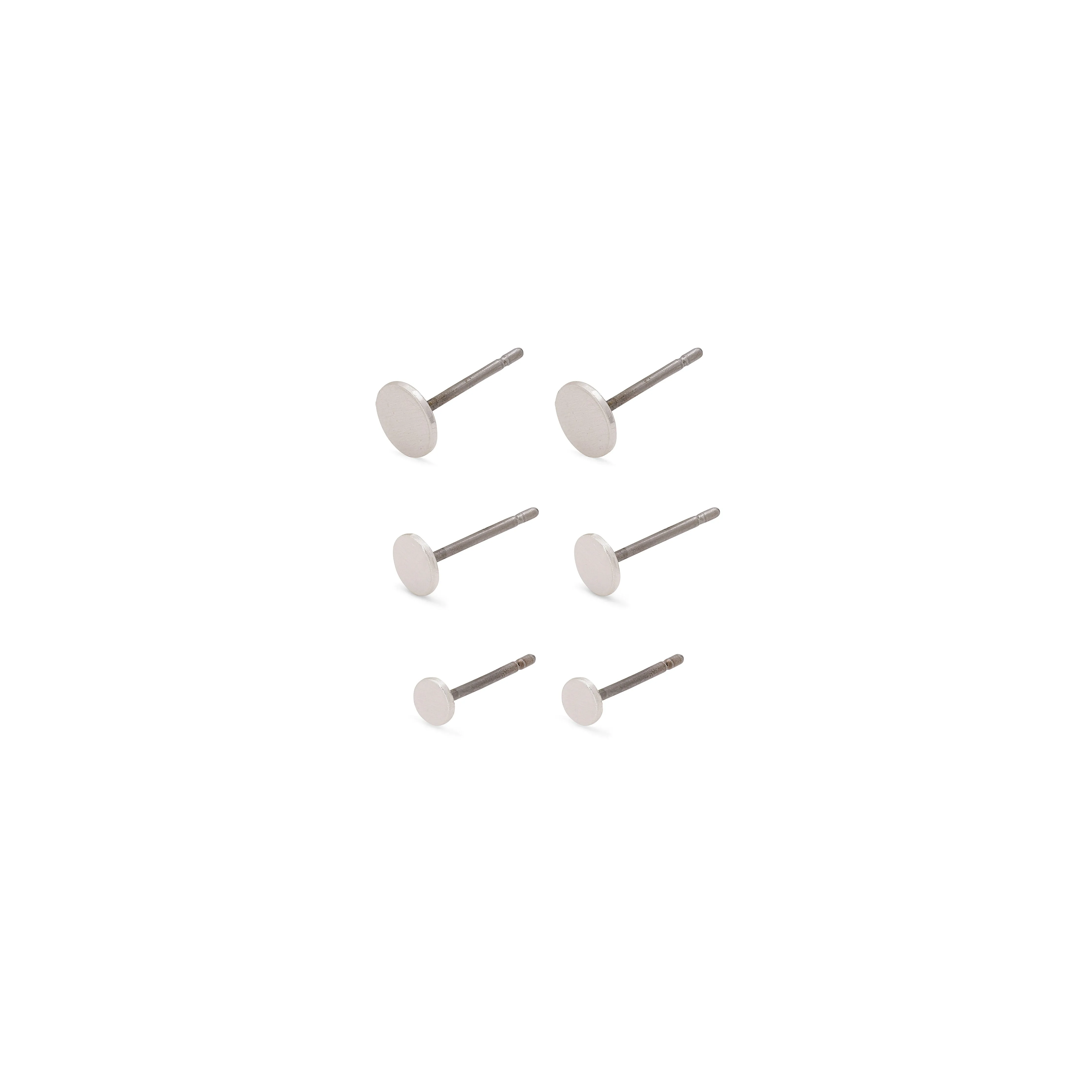 NORMA 3-in-1 set earrings silver-plated