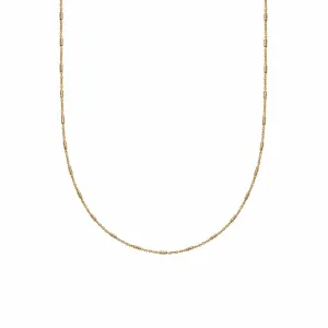 Nova Modern Chain Necklace 18ct Gold Plate