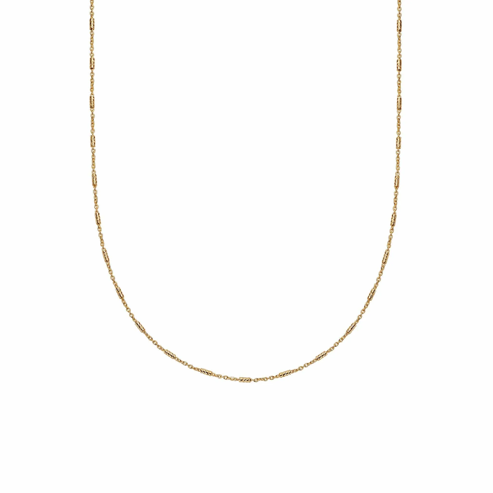 Nova Modern Chain Necklace 18ct Gold Plate