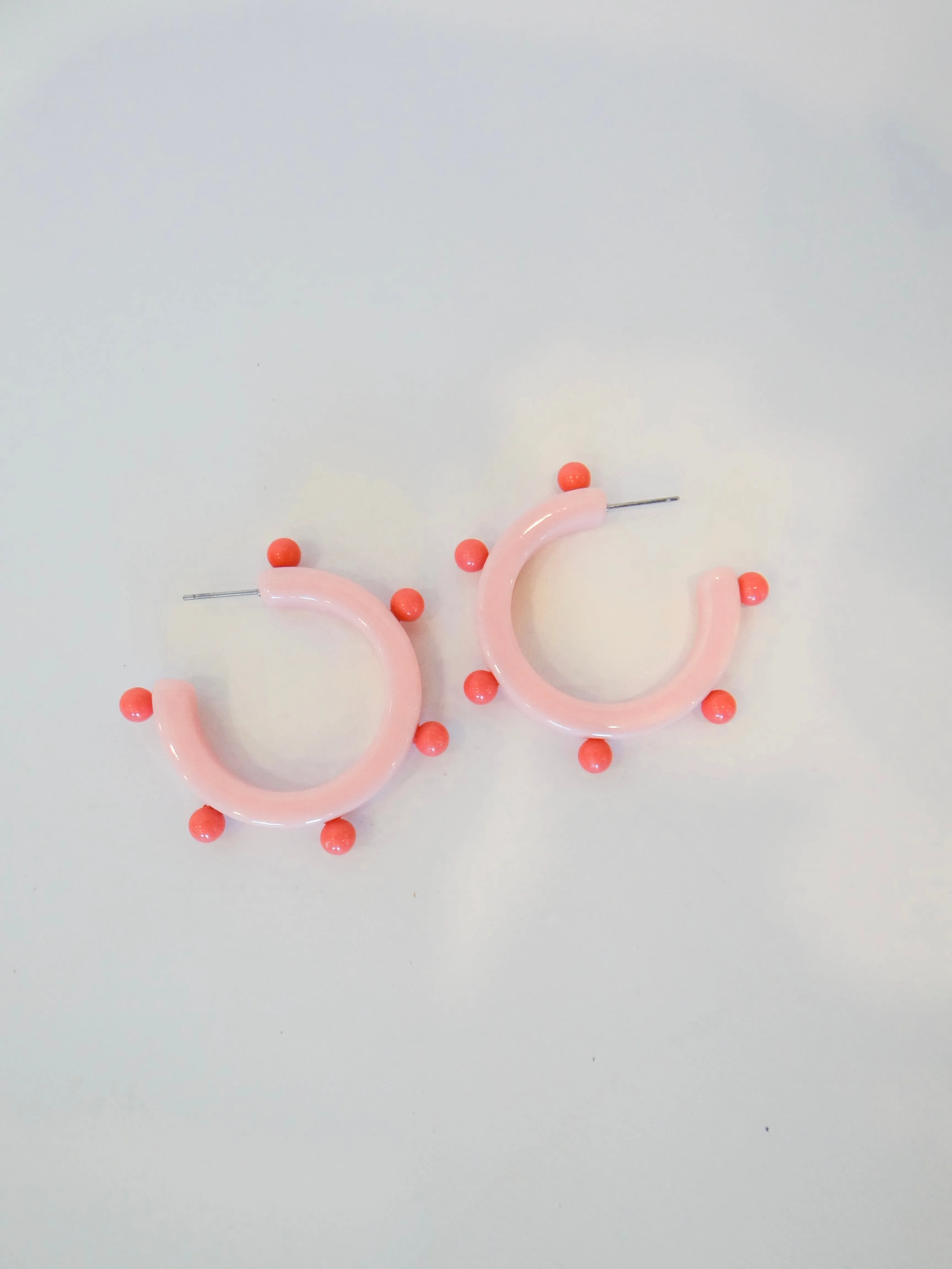 Olivia Studded Hoop Earrings