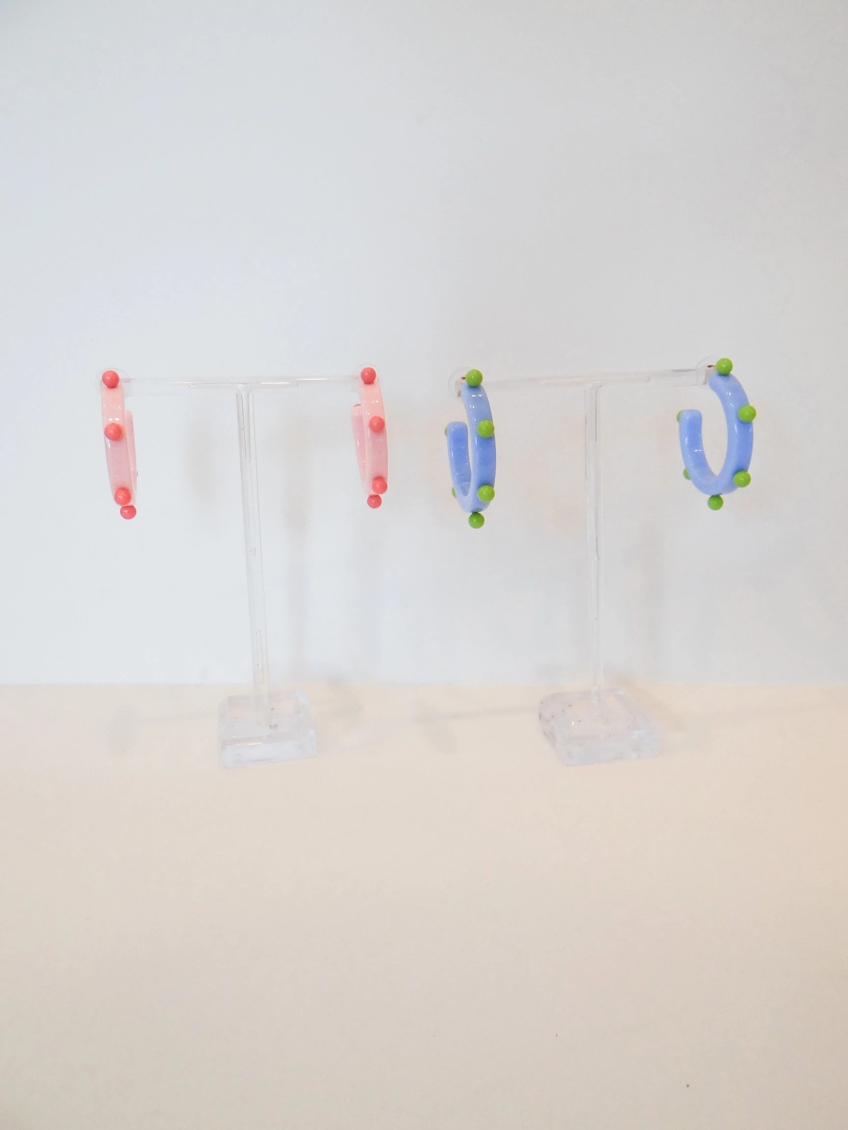 Olivia Studded Hoop Earrings