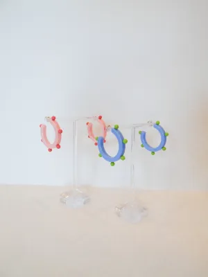 Olivia Studded Hoop Earrings