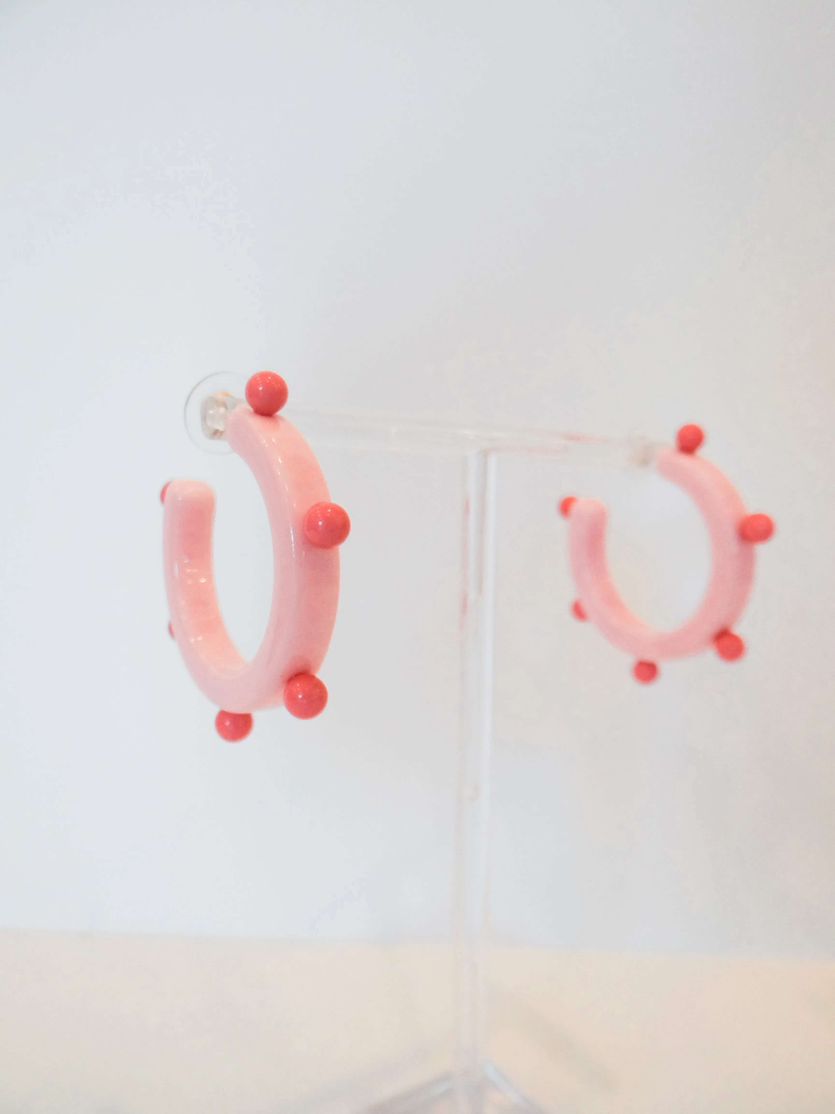 Olivia Studded Hoop Earrings
