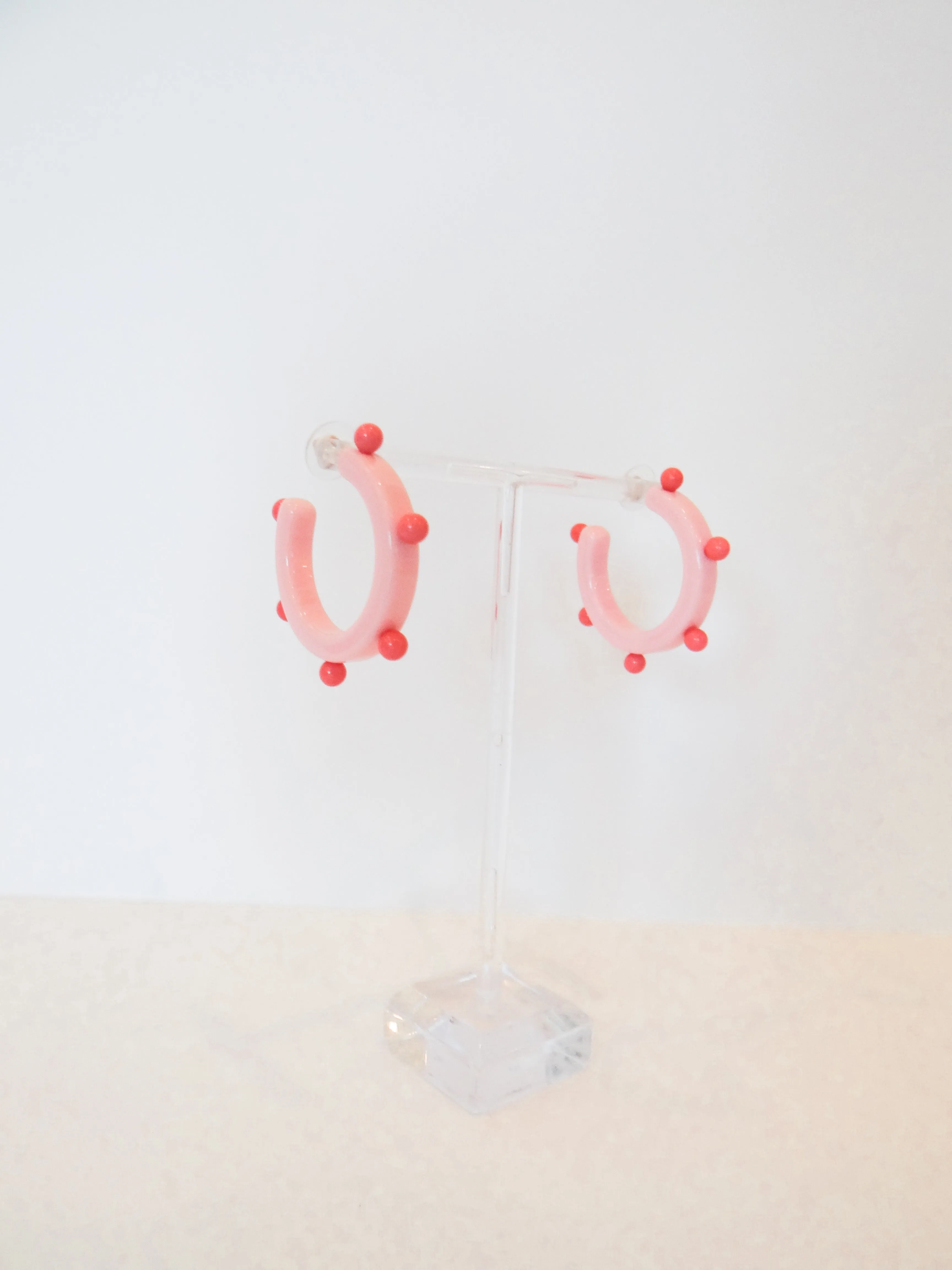 Olivia Studded Hoop Earrings