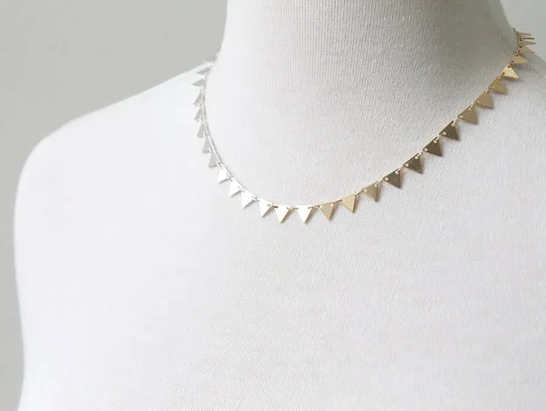 Ombre Triangles Necklace