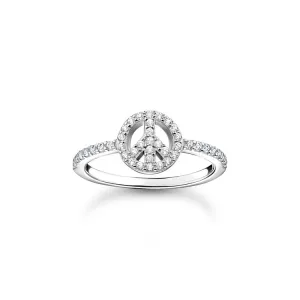Peace Ring Silver Stones | Thomas Sabo