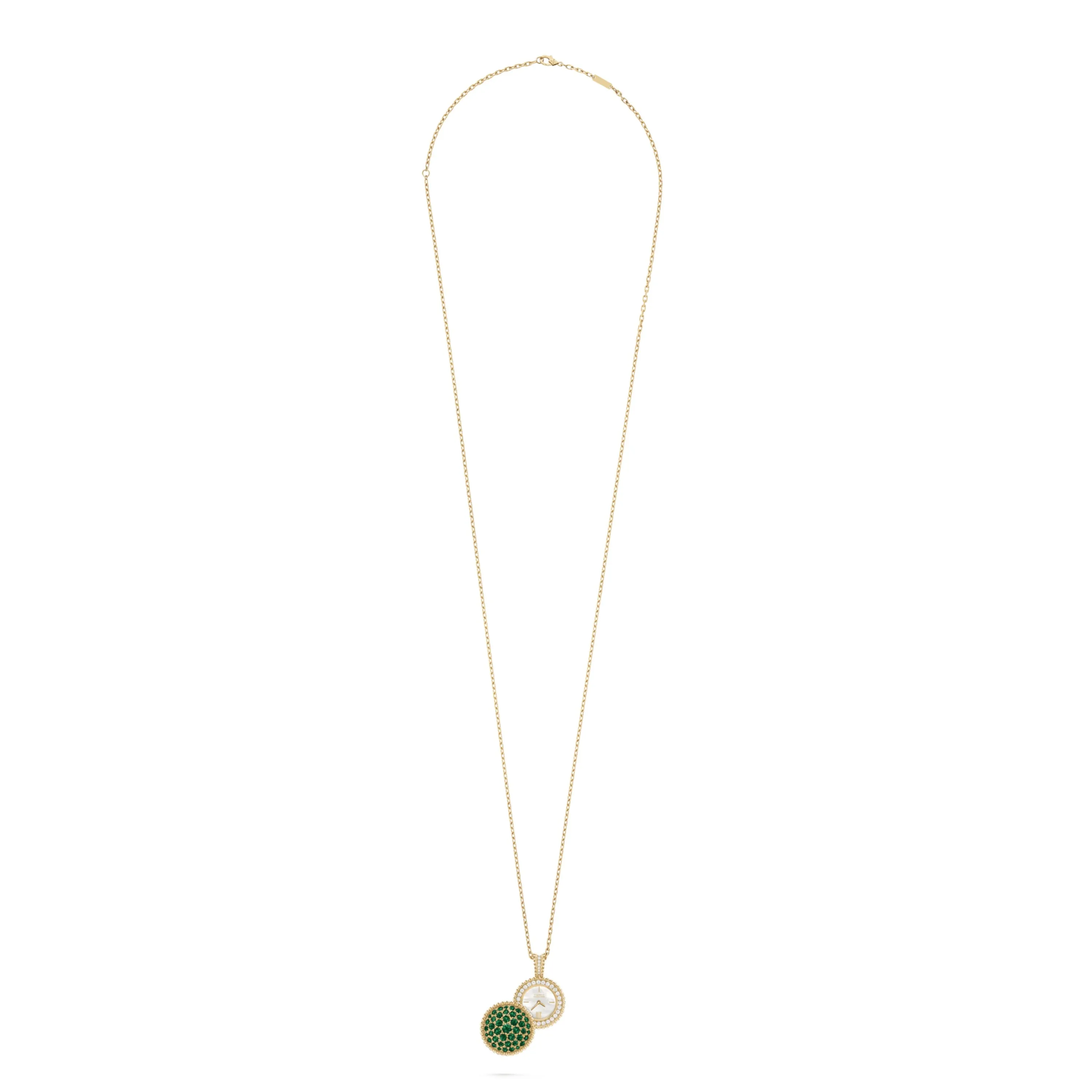 Perlée secret pendant watch