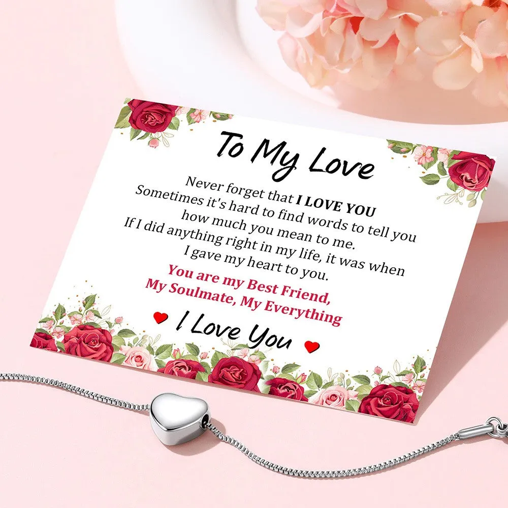 Personalized Engraved Heart Anklets For Women