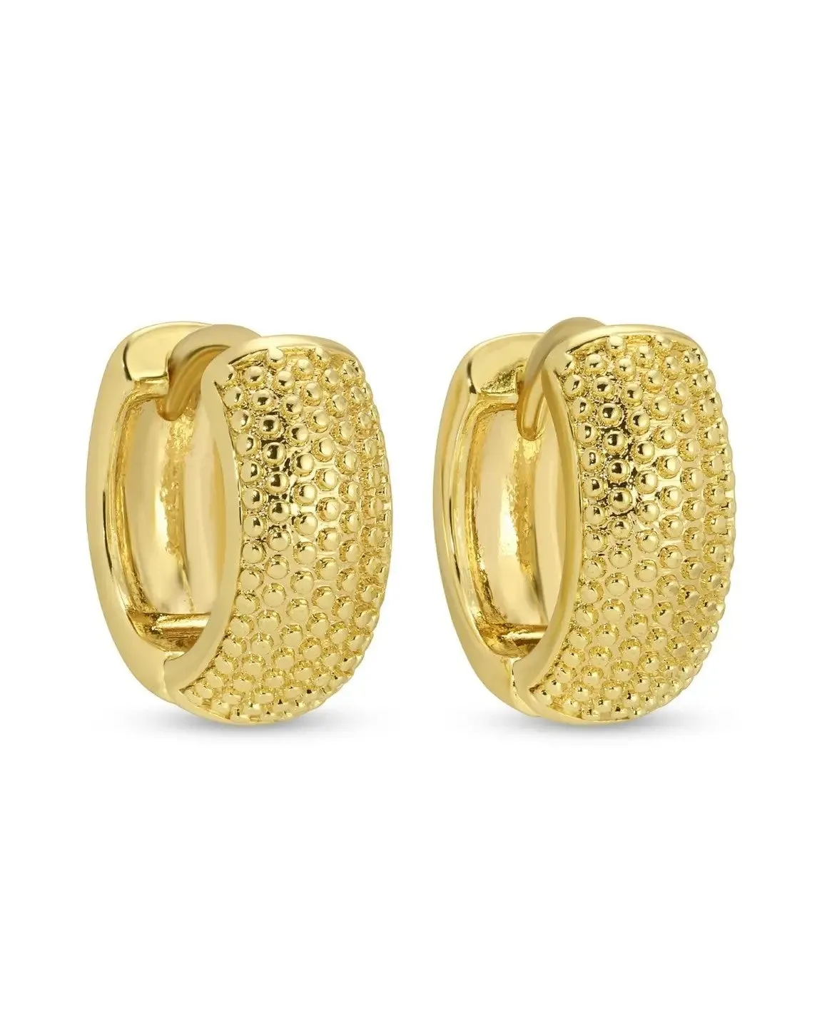 Petite Wide Huggies - Gold