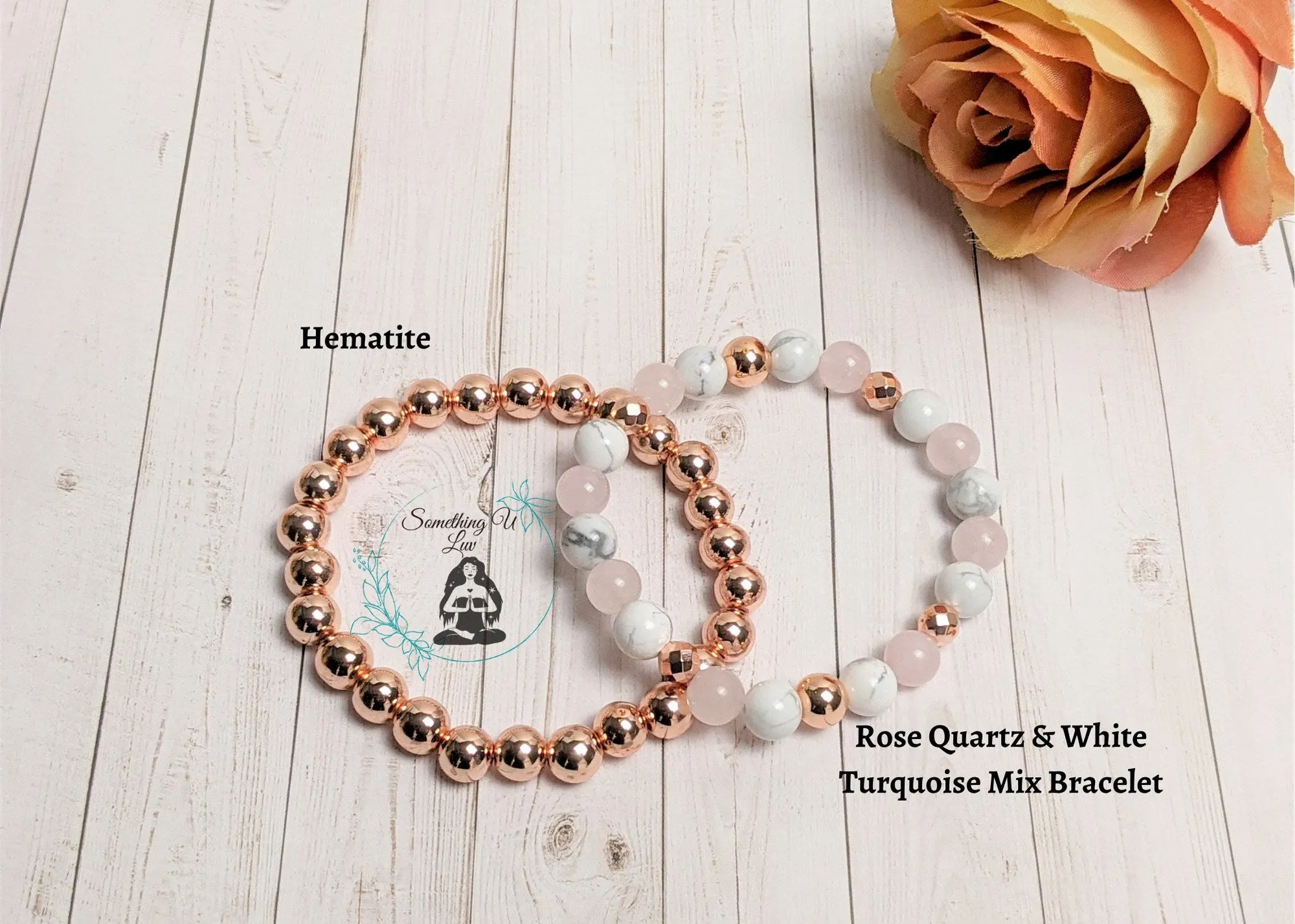Positive Vibes Grounding, Protection & Concentration Hematite Bracelet 2