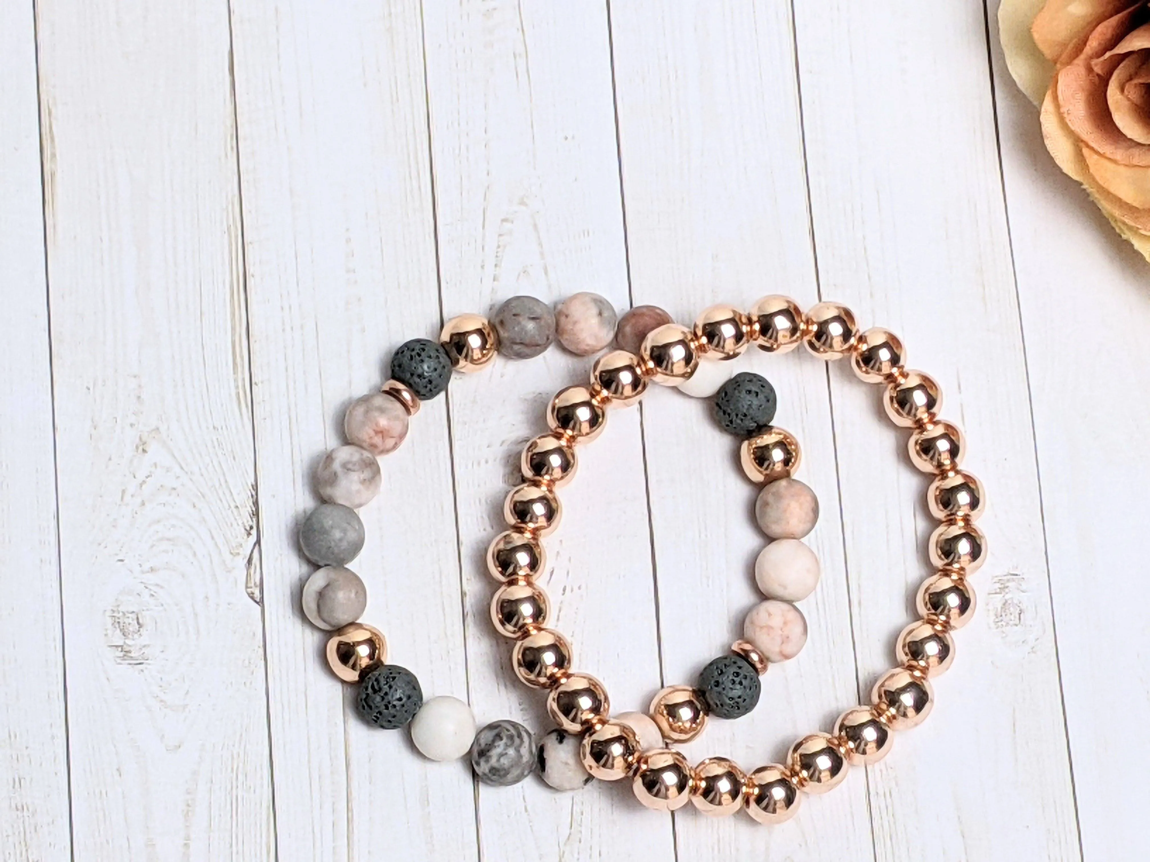 Positive Vibes Grounding, Protection & Concentration Hematite Bracelet 2