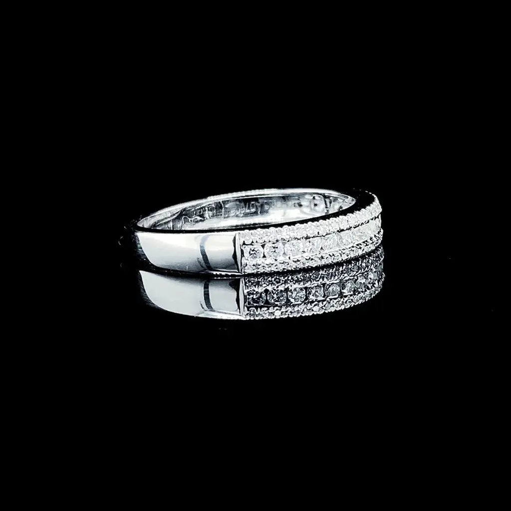 PREORDER | Half Eternity Channel Diamond Ring 14kt