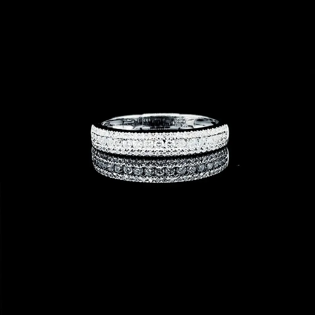 PREORDER | Half Eternity Channel Diamond Ring 14kt