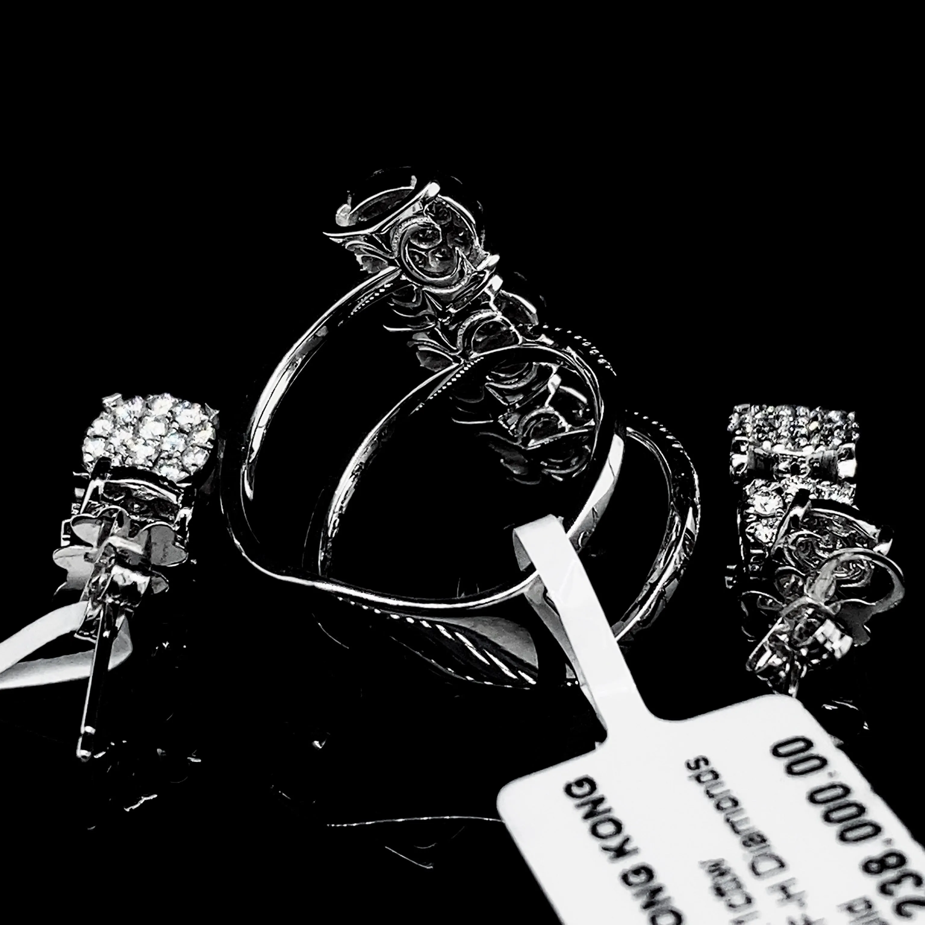 PREORDER | Round Trio Diamond Jewelry Set 14kt