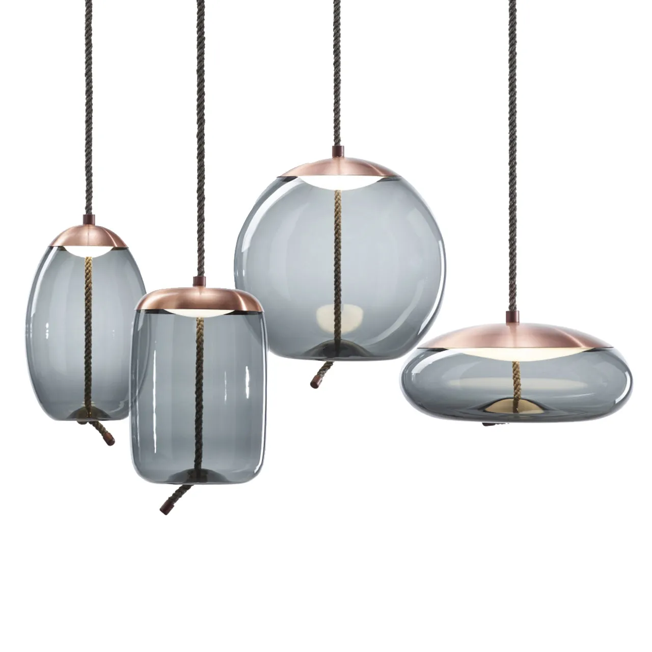 "Knot Sfera" Large Pendant Lamp by Chiaramonte Marin
