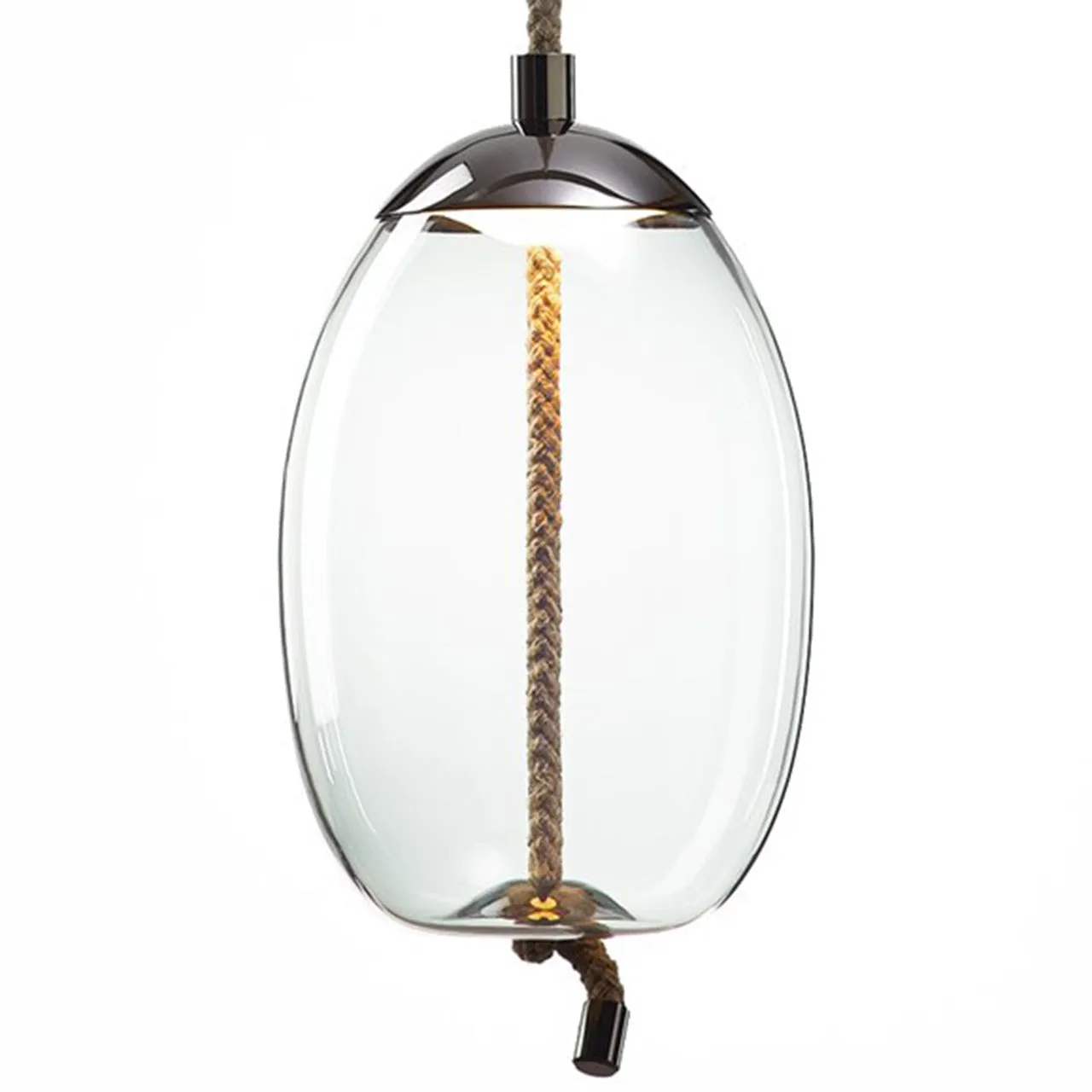 "Knot Uovo" Small Pendant Lamp by Chiaramonte Marin