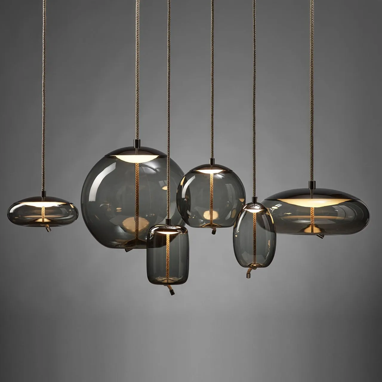 "Knot Uovo" Small Pendant Lamp by Chiaramonte Marin